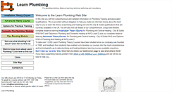 Desktop Screenshot of learnplumbing.co.uk